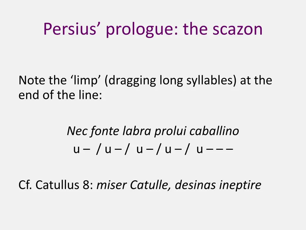 persius prologue the scazon