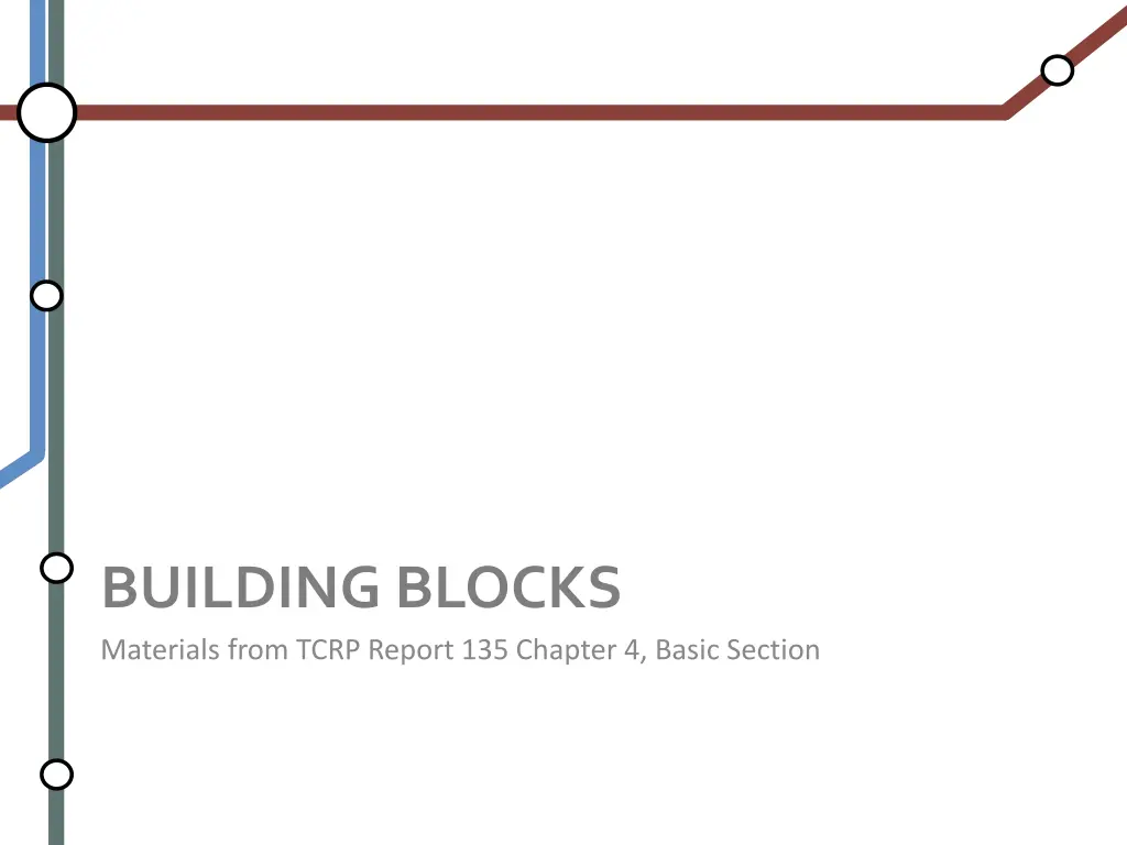 building blocks materials from tcrp report