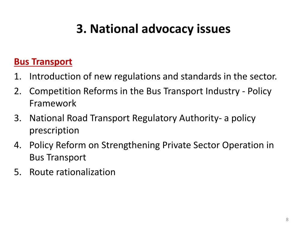 3 national advocacy issues 1