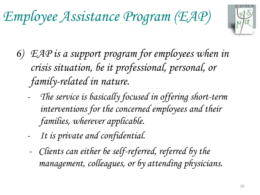 employee assistance program eap