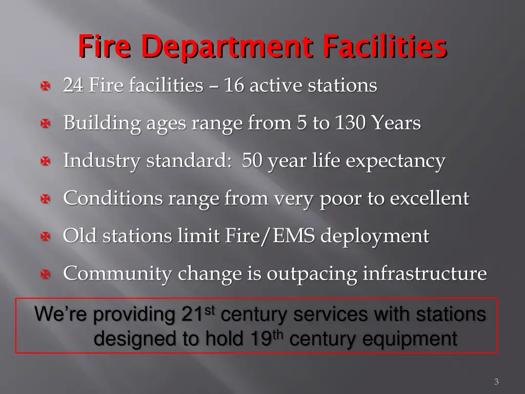 fire department facilities