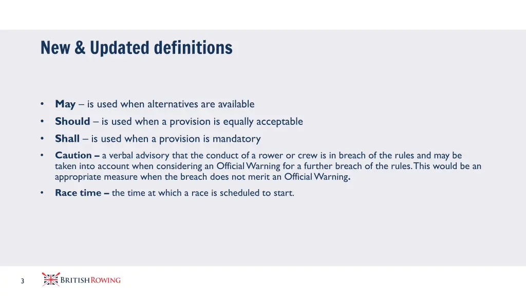 new updated definitions