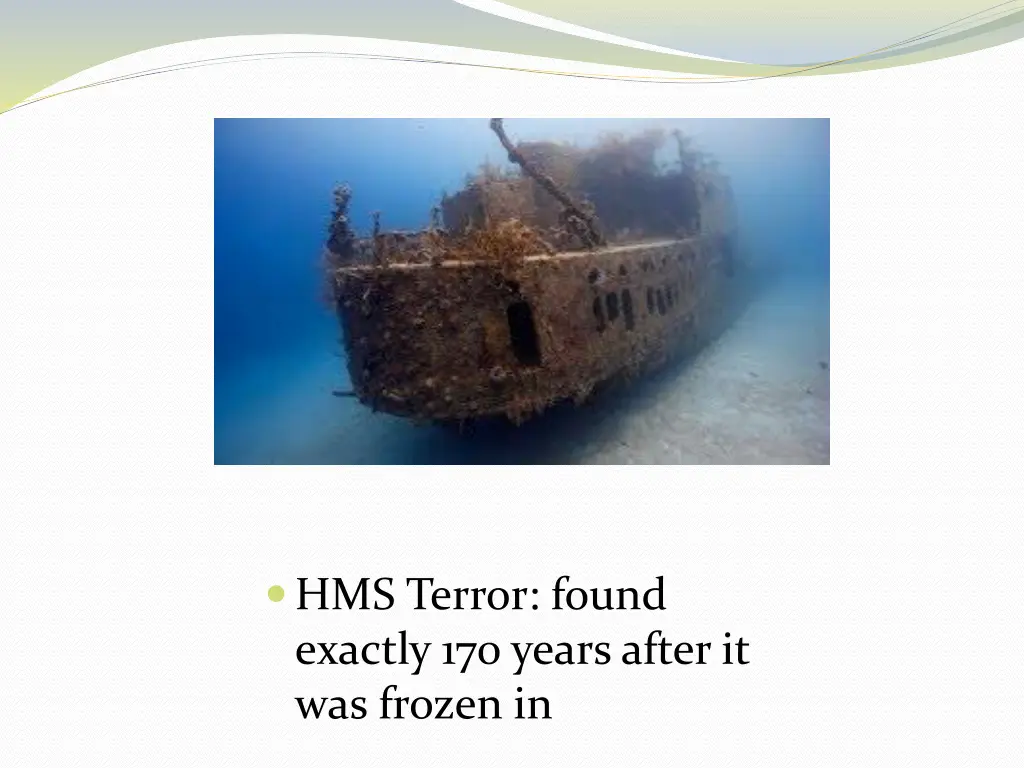 hms terror found exactly 170 years after