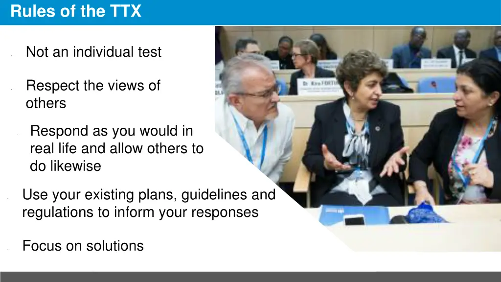 rules of the ttx