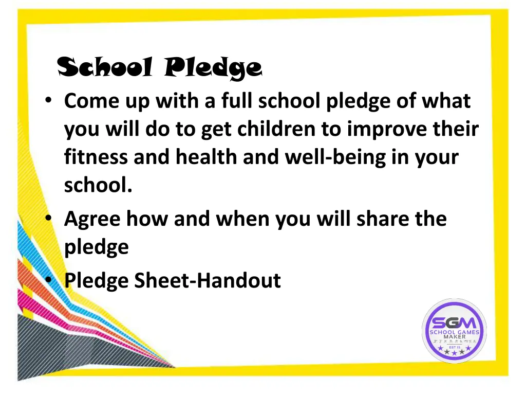 school pledge come up with a full school pledge