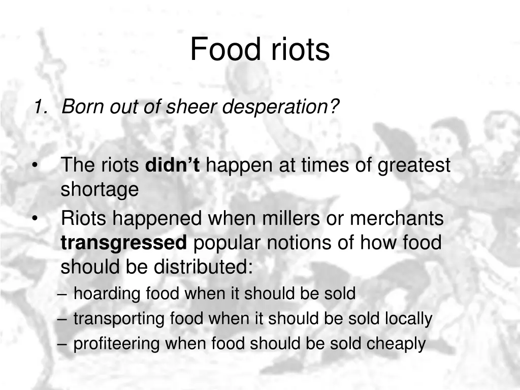 food riots