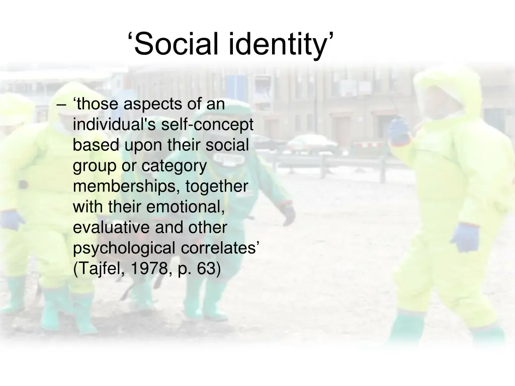 social identity