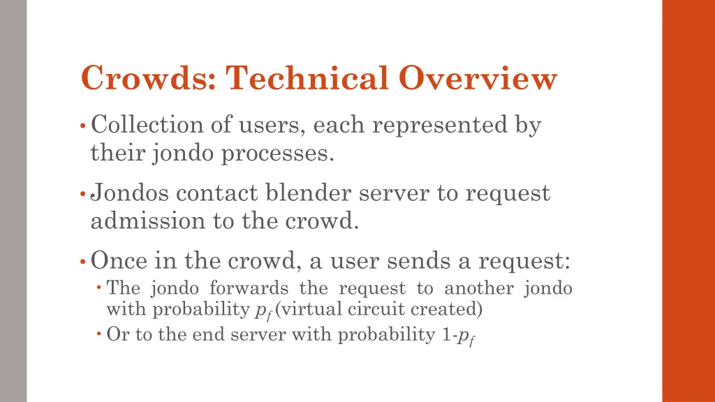 crowds technical overview