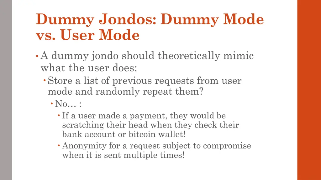 dummy jondos dummy mode vs user mode 1