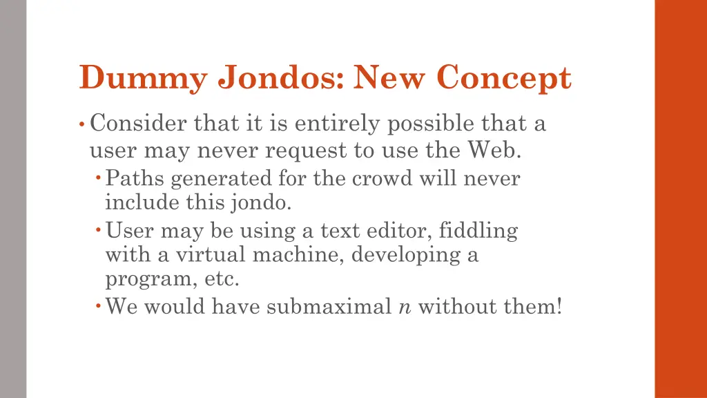 dummy jondos new concept