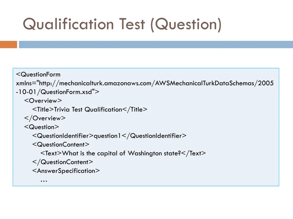 qualification test question