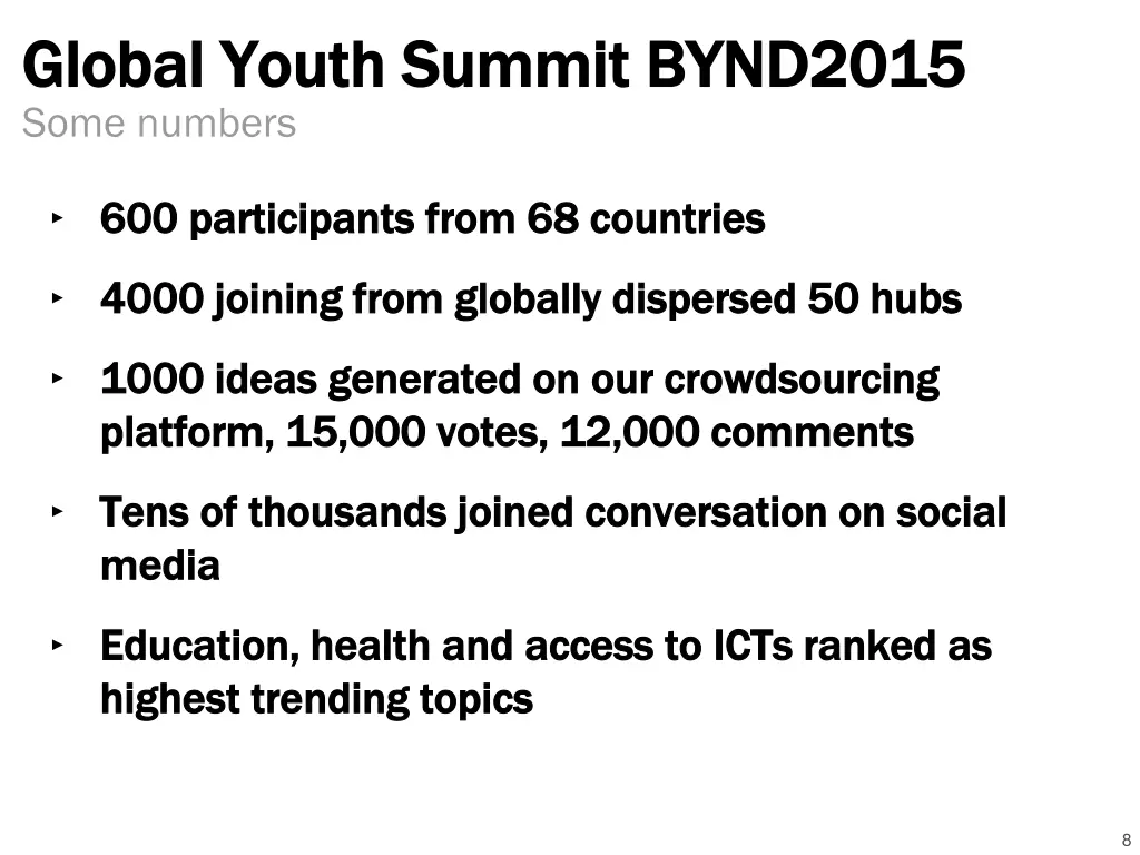 global youth summit bynd2015 global youth summit