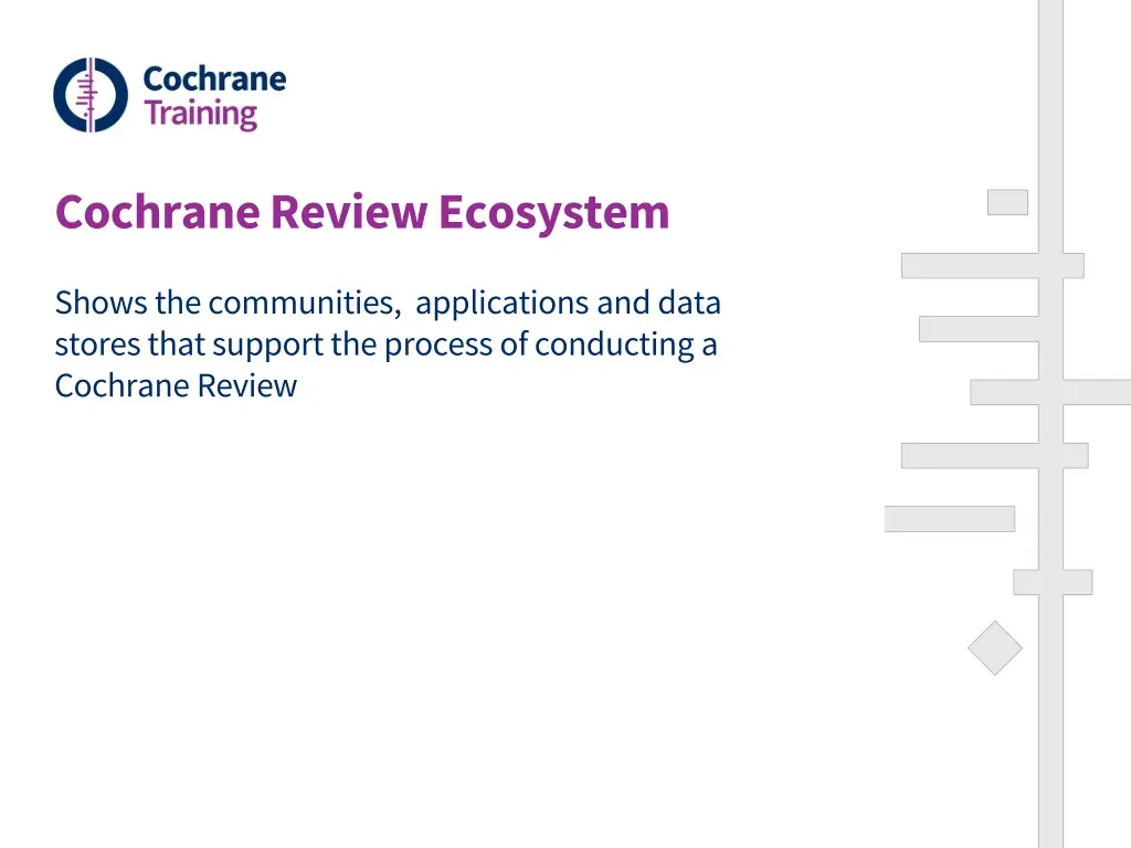 cochrane review ecosystem