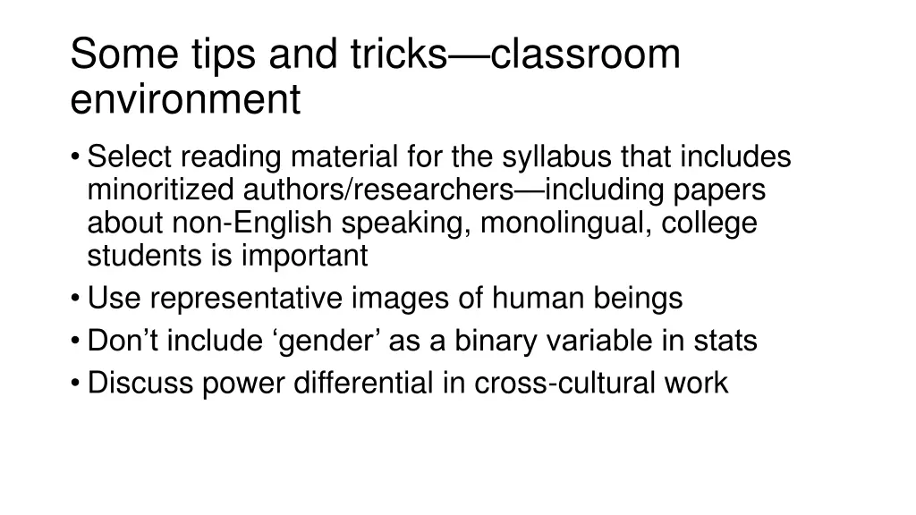 some tips and tricks classroom environment select