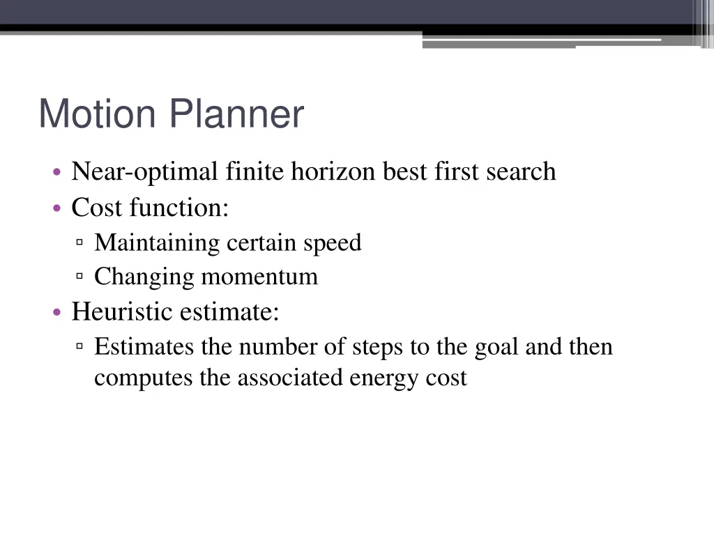 motion planner