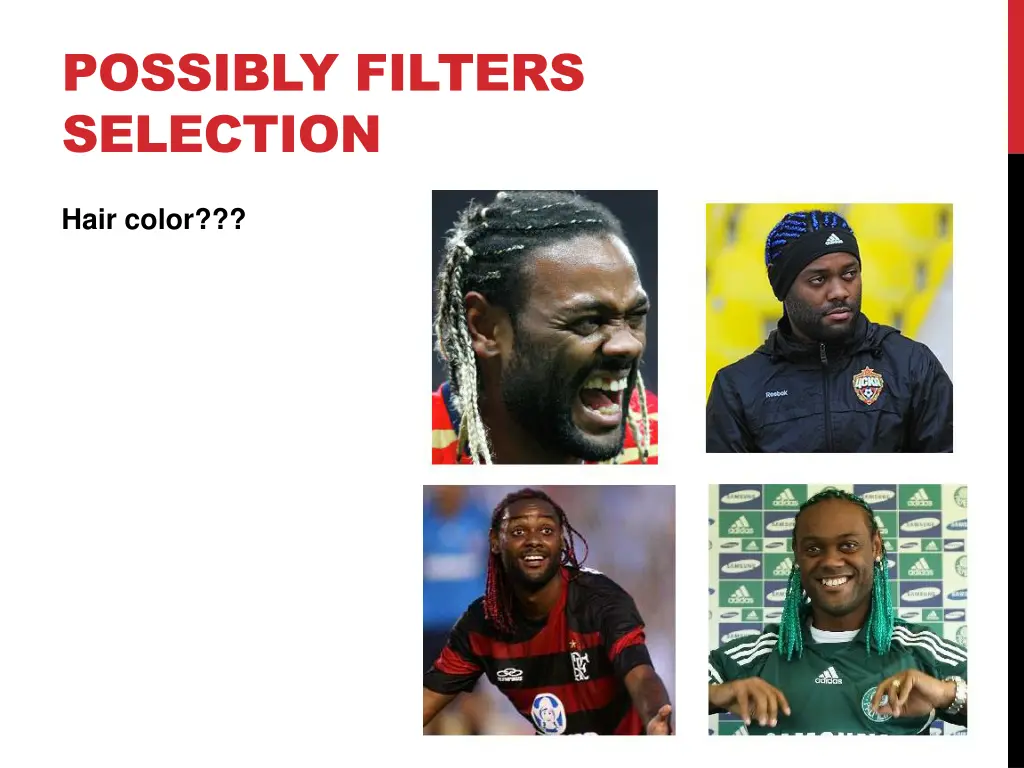 possibly filters selection 2