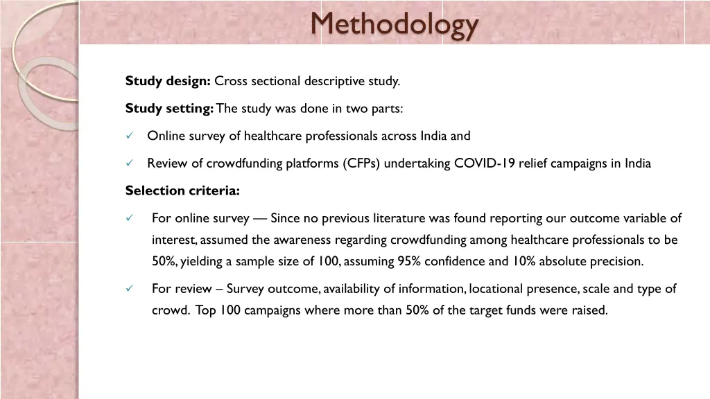 methodology