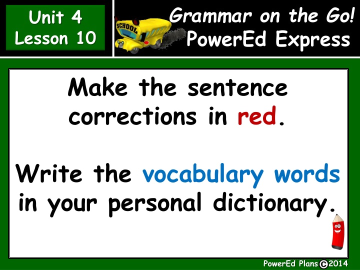 grammar on the go powered express