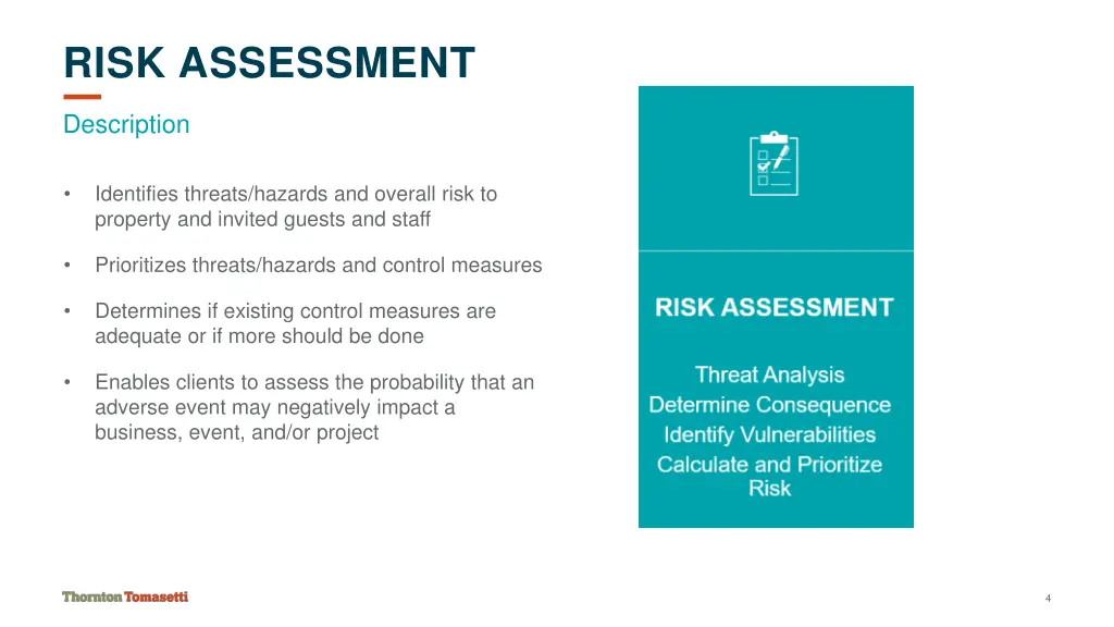 risk assessment