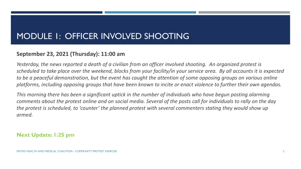 module 1 officer involved shooting