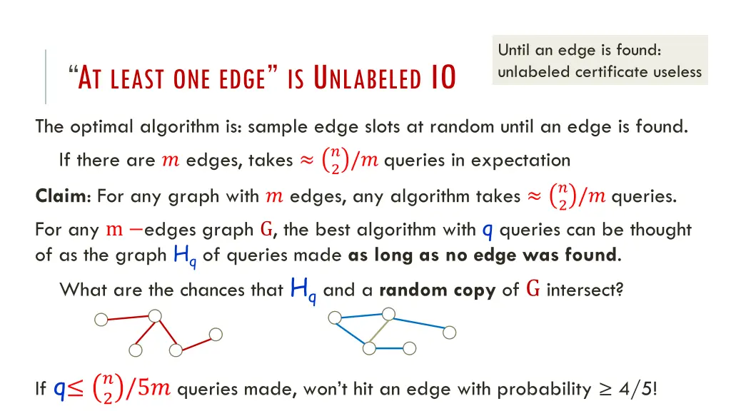 until an edge is found unlabeled certificate