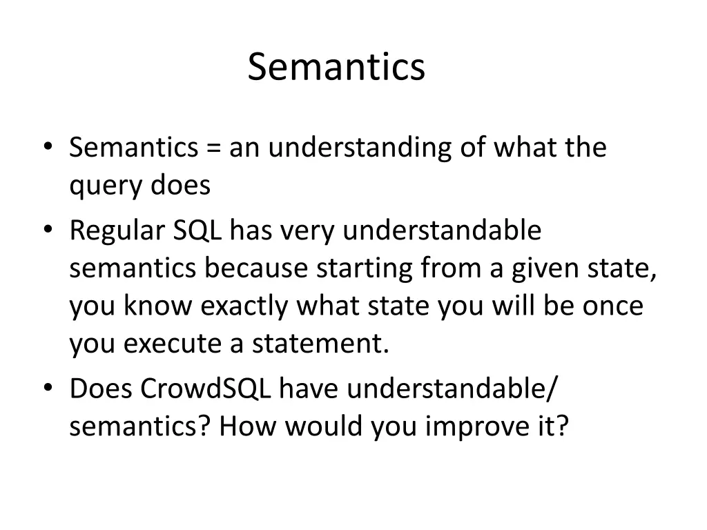 semantics