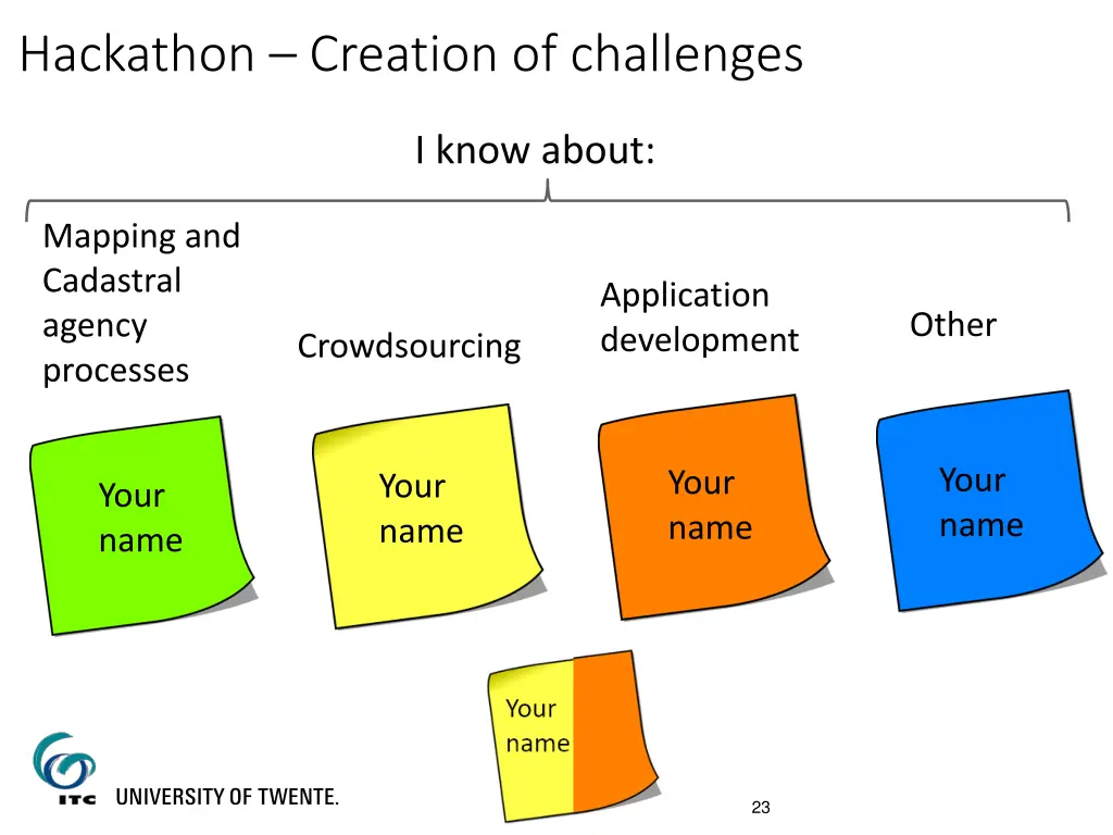 hackathon creation of challenges 1