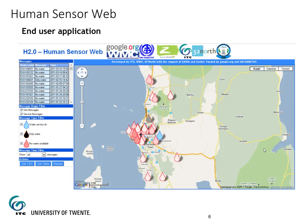 human sensor web