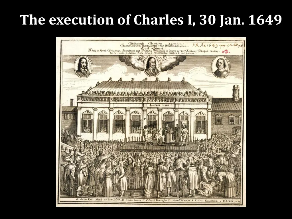 the execution of charles i 30 jan 1649