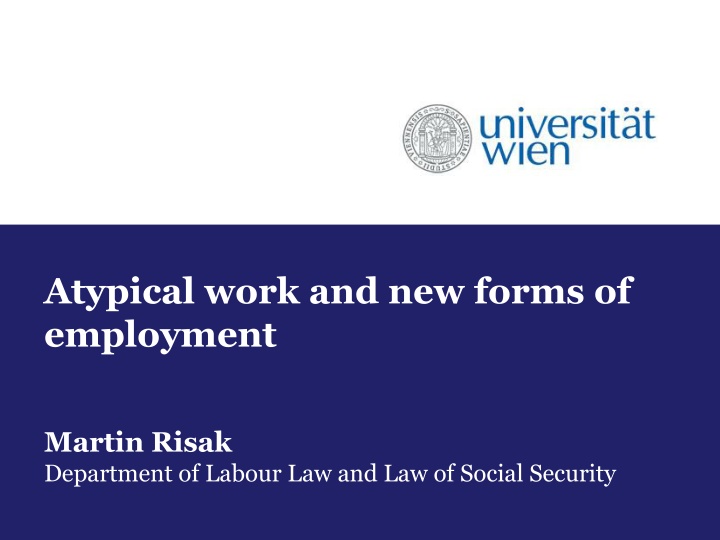 atypical work and new forms of employment