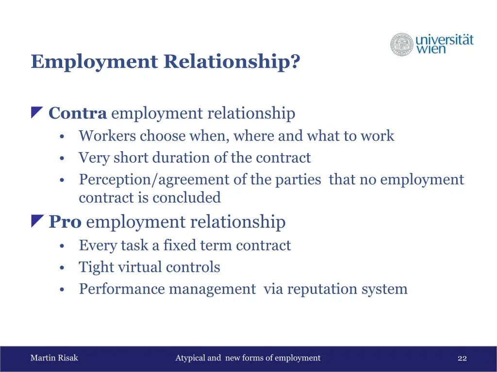 employment relationship