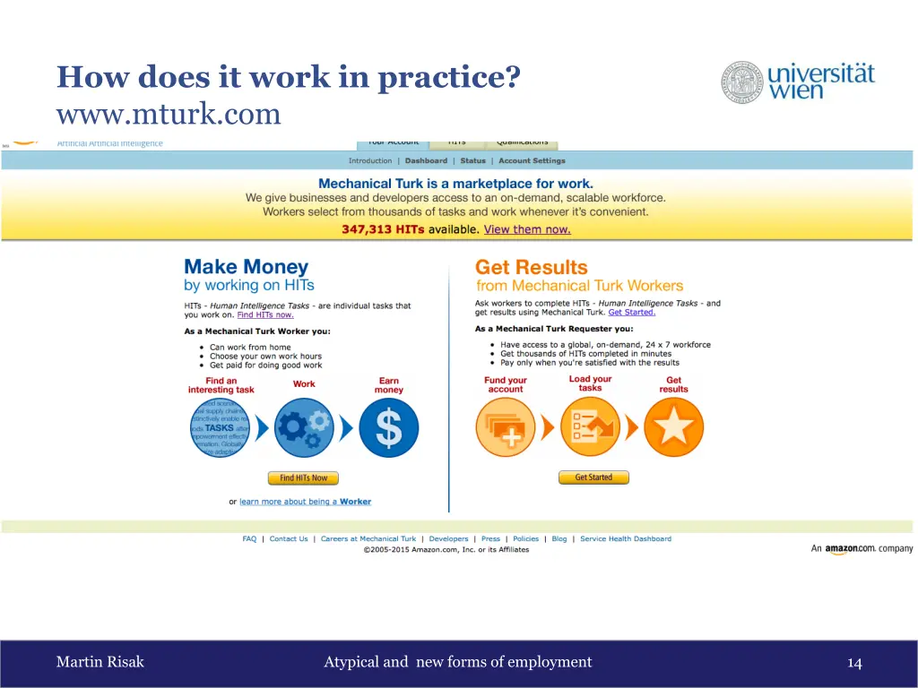 how does it work in practice www mturk com