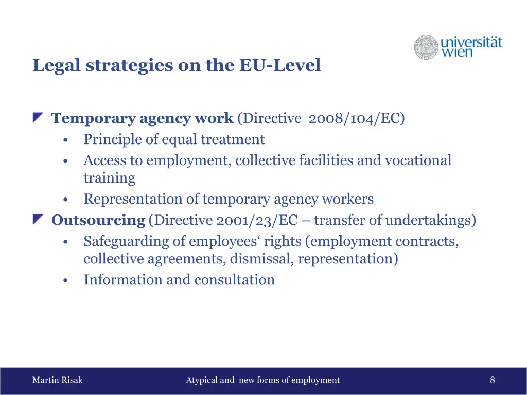 legal strategies on the eu level 1