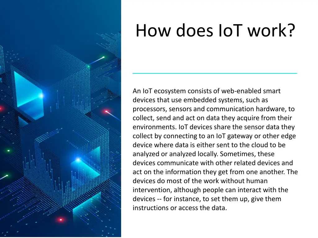 how does iot work