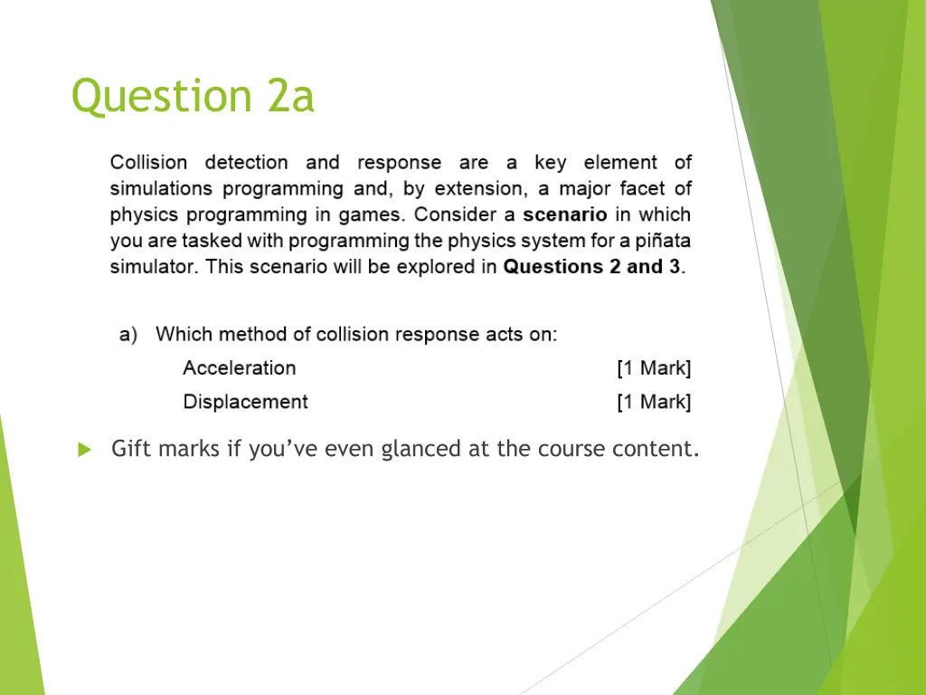 question 2a