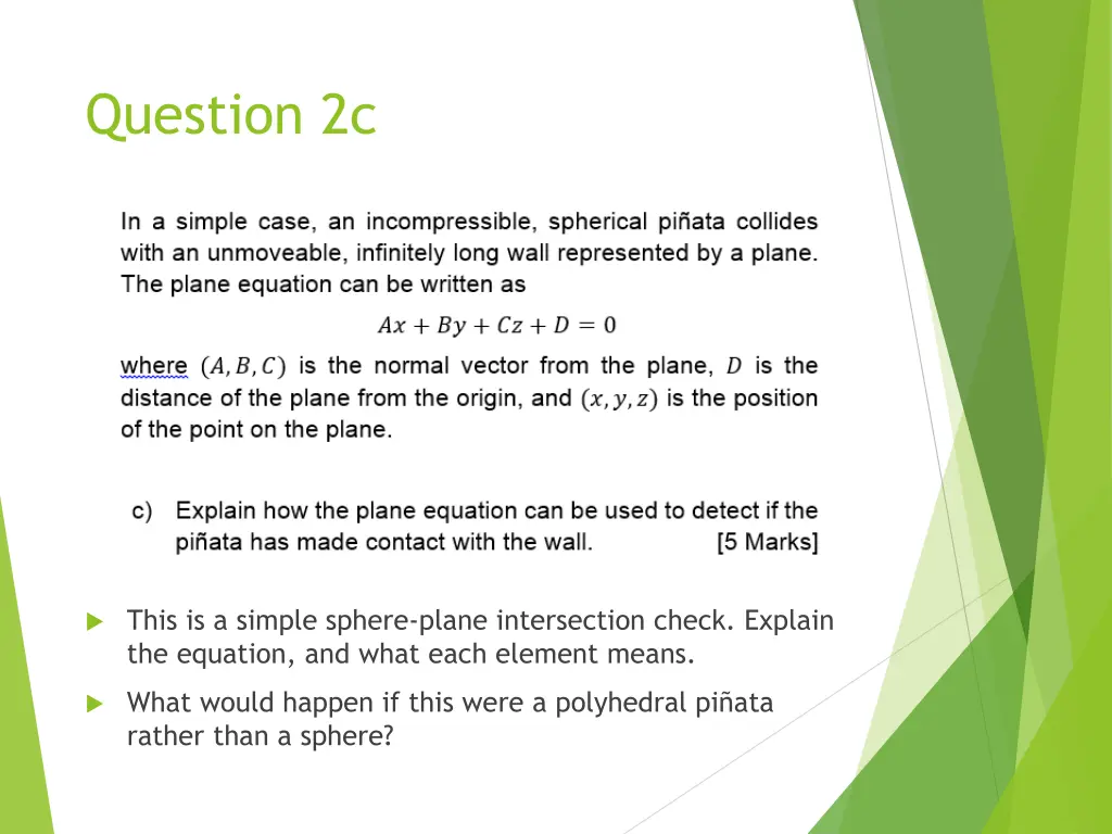 question 2c