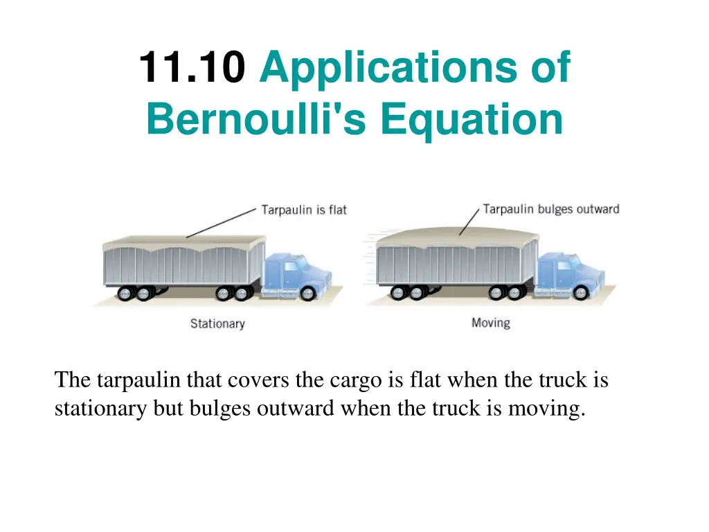 11 10 applications of bernoulli s equation