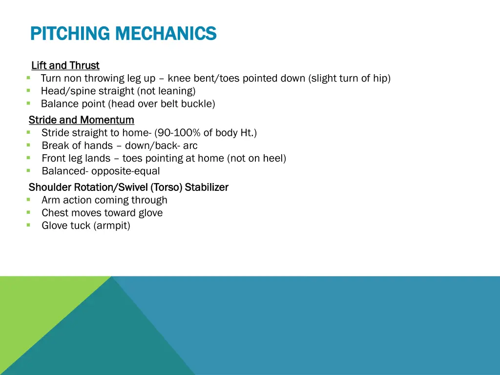 pitching mechanics pitching mechanics 1