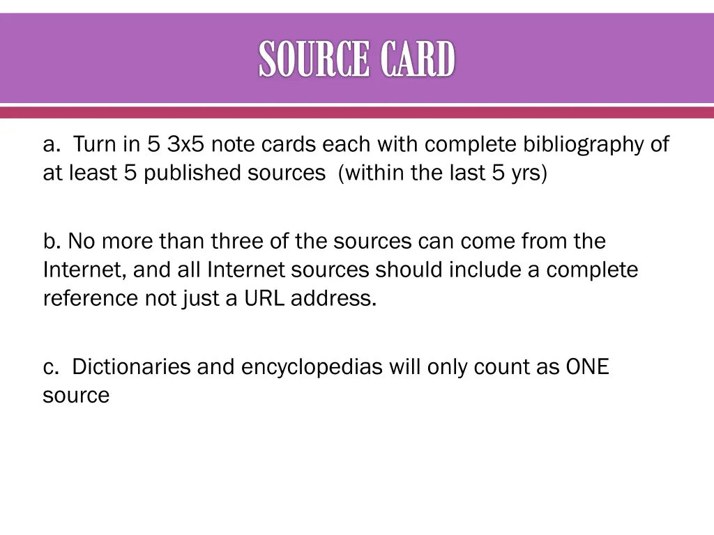 source card