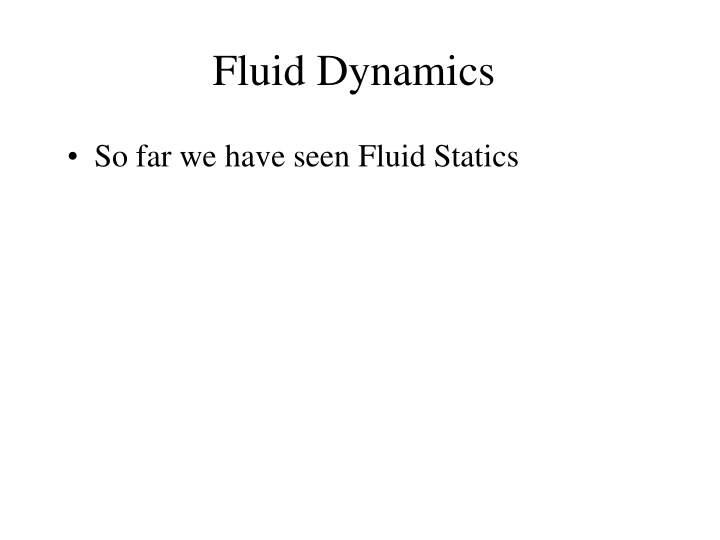 fluid dynamics