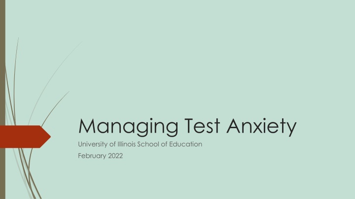 managing test anxiety university of illinois