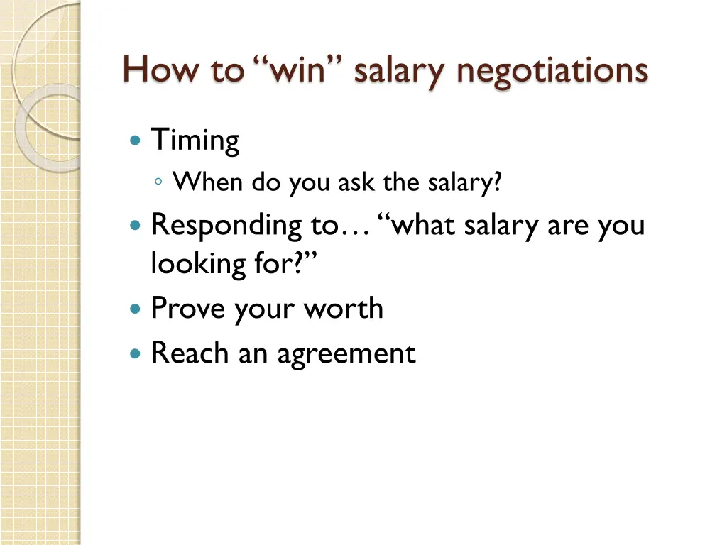 how to win salary negotiations