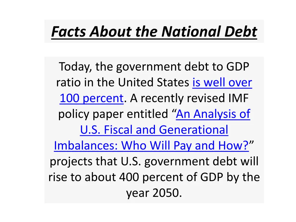 facts about the national debt 3