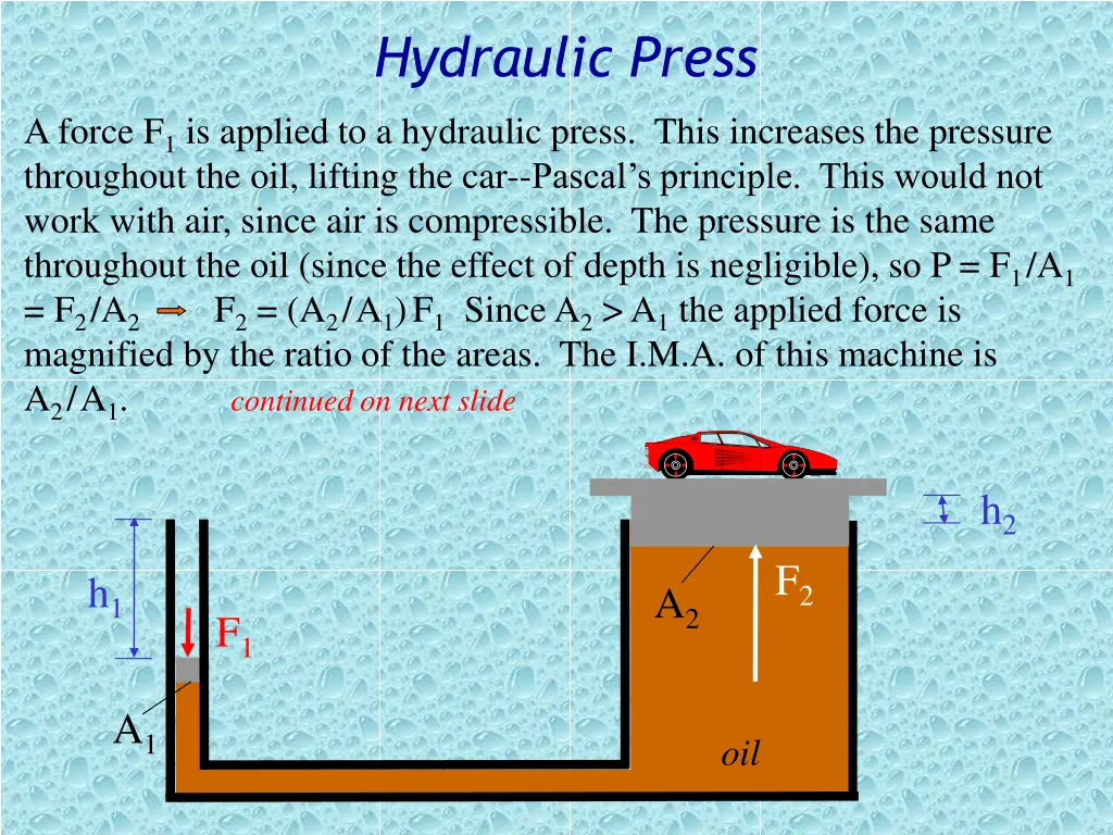 hydraulic press