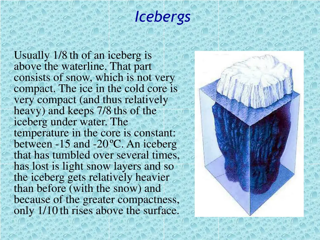 icebergs