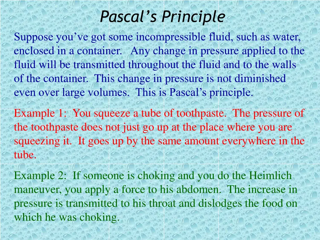 pascal s principle