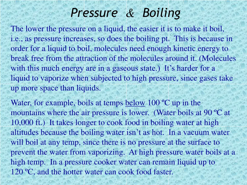 pressure boiling