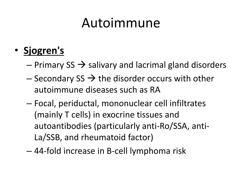 autoimmune