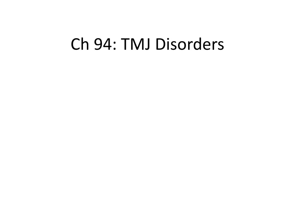 ch 94 tmj disorders