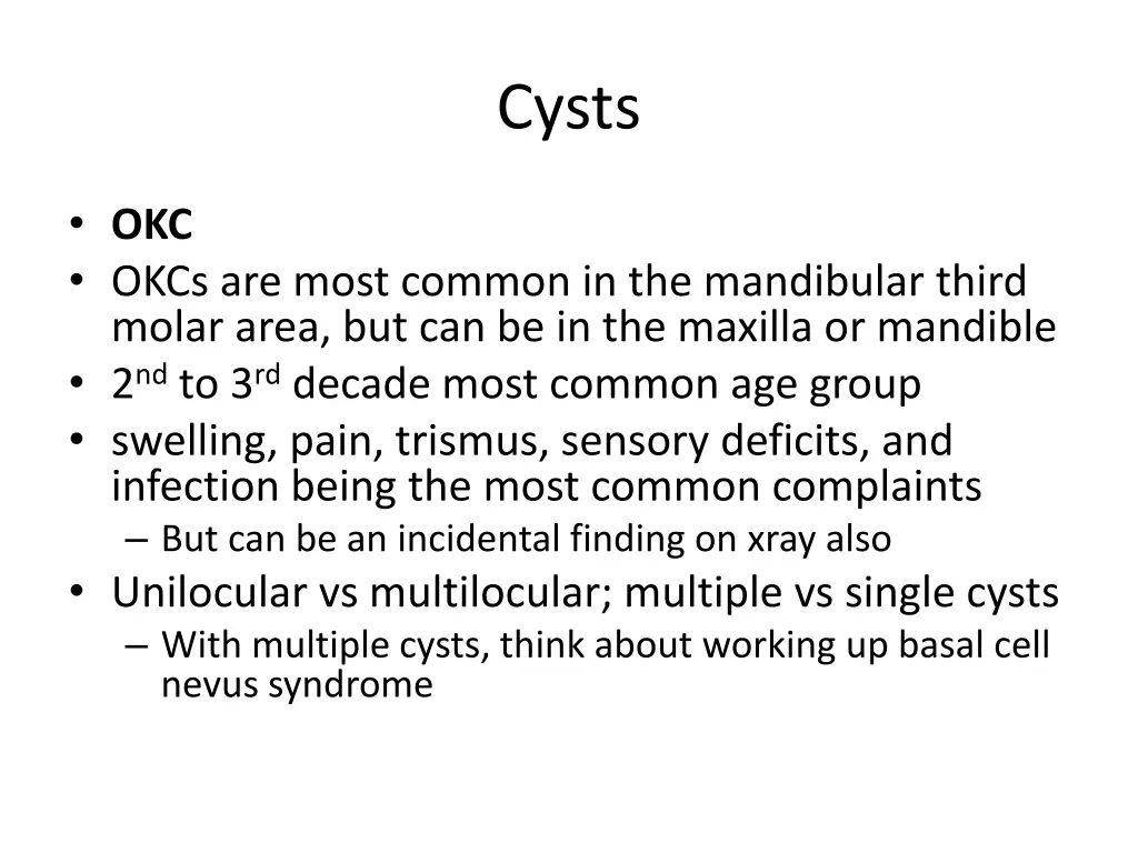 cysts 3